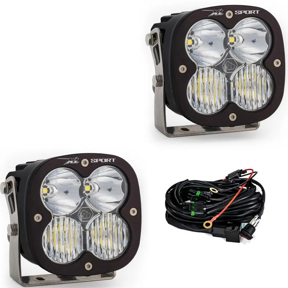 Led Light Pods Driving Combo Pattern Pair Xl Sport Series Baja Designs 1