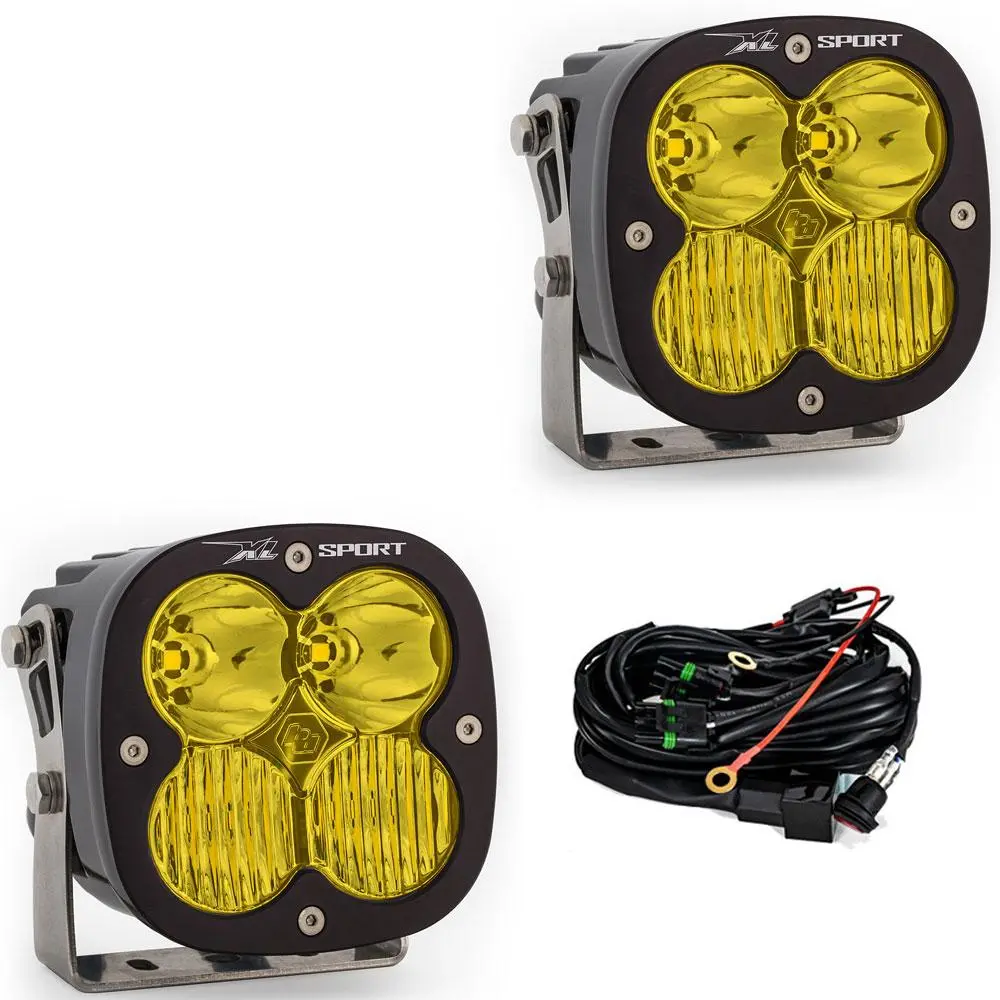 Led Light Pods Baja Amber Lens Driving Combo Pattern Pair Xl Sport Series Baja Designs 1