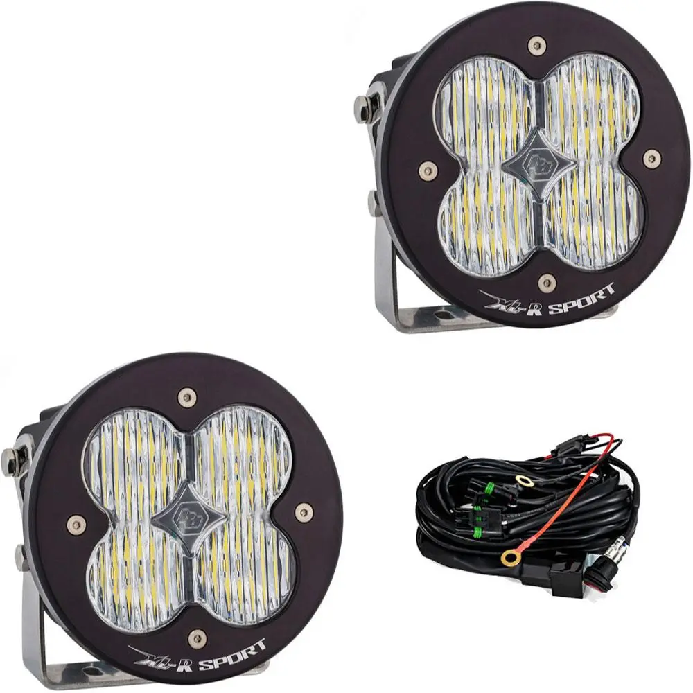 Led Light Pods Wide Cornering Pattern Pair Xl R Sport Series Baja Designs 1