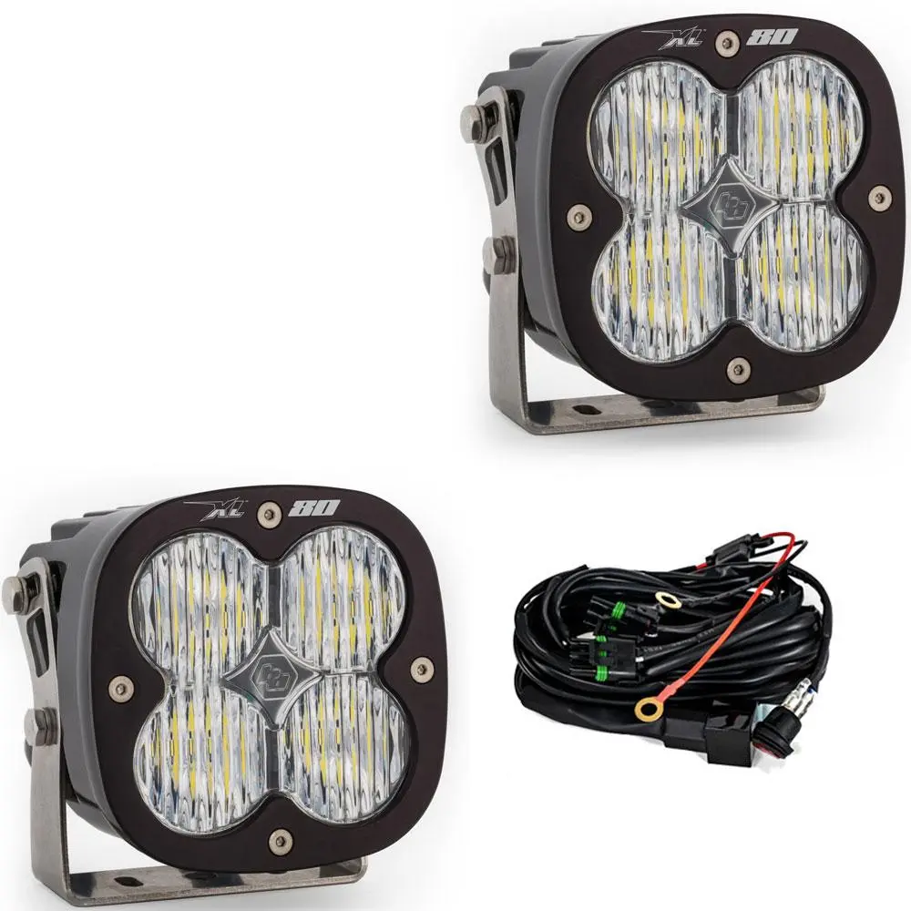 Led Light Pods Wide Cornering Pattern Pair Xl80 Series Baja Designs 1