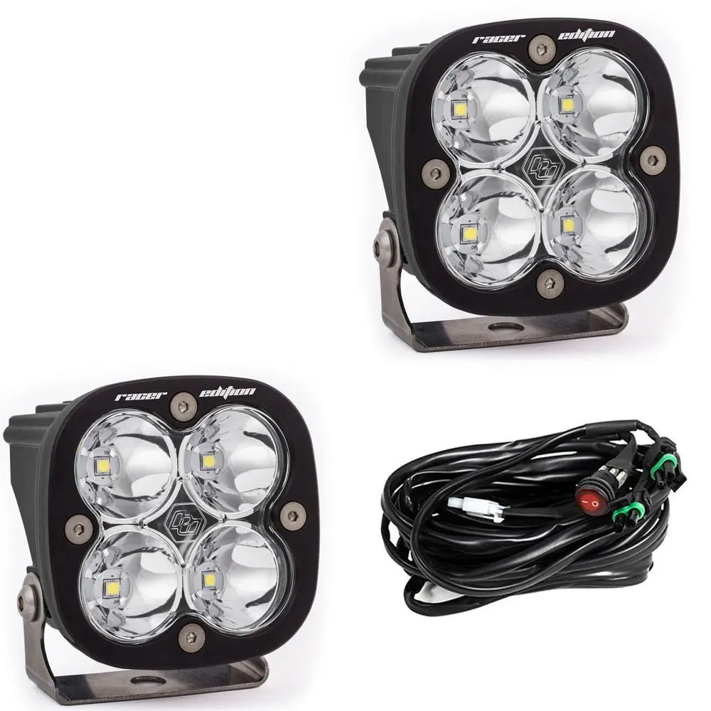 Led Light Pods Clear Lens Spot Pair Squadron Racer Edition Baja Designs 1