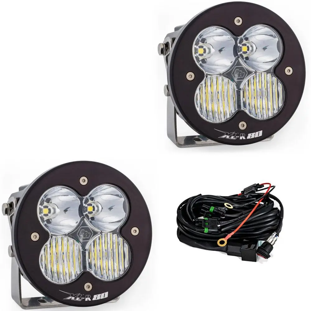 Led Light Pods Driving Combo Pattern Pair Xl R 80 Series Baja Designs 1
