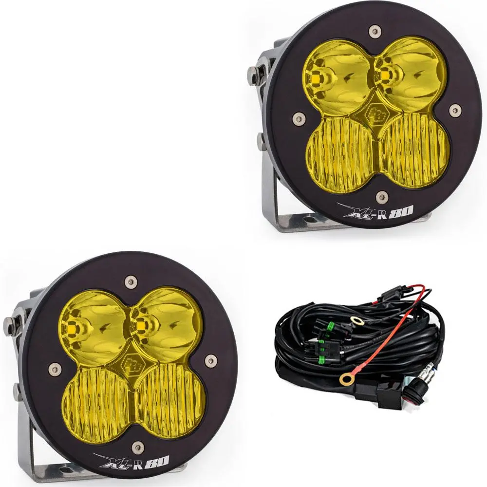 Led Light Pods Baja Amber Lens Driving Combo Pattern Pair Xl R 80 Series Baja Designs 1