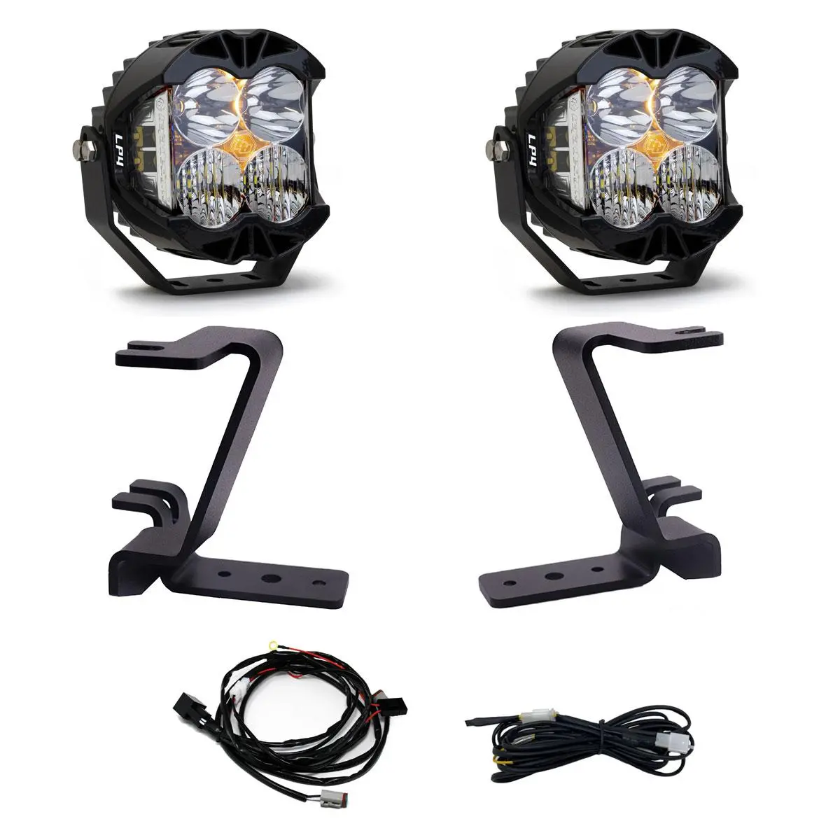 Lp4 A-Pillar Kit 2023-On Ford F-250/350 Super Duty Driving/Combo Clear Upfitter Wiring 1