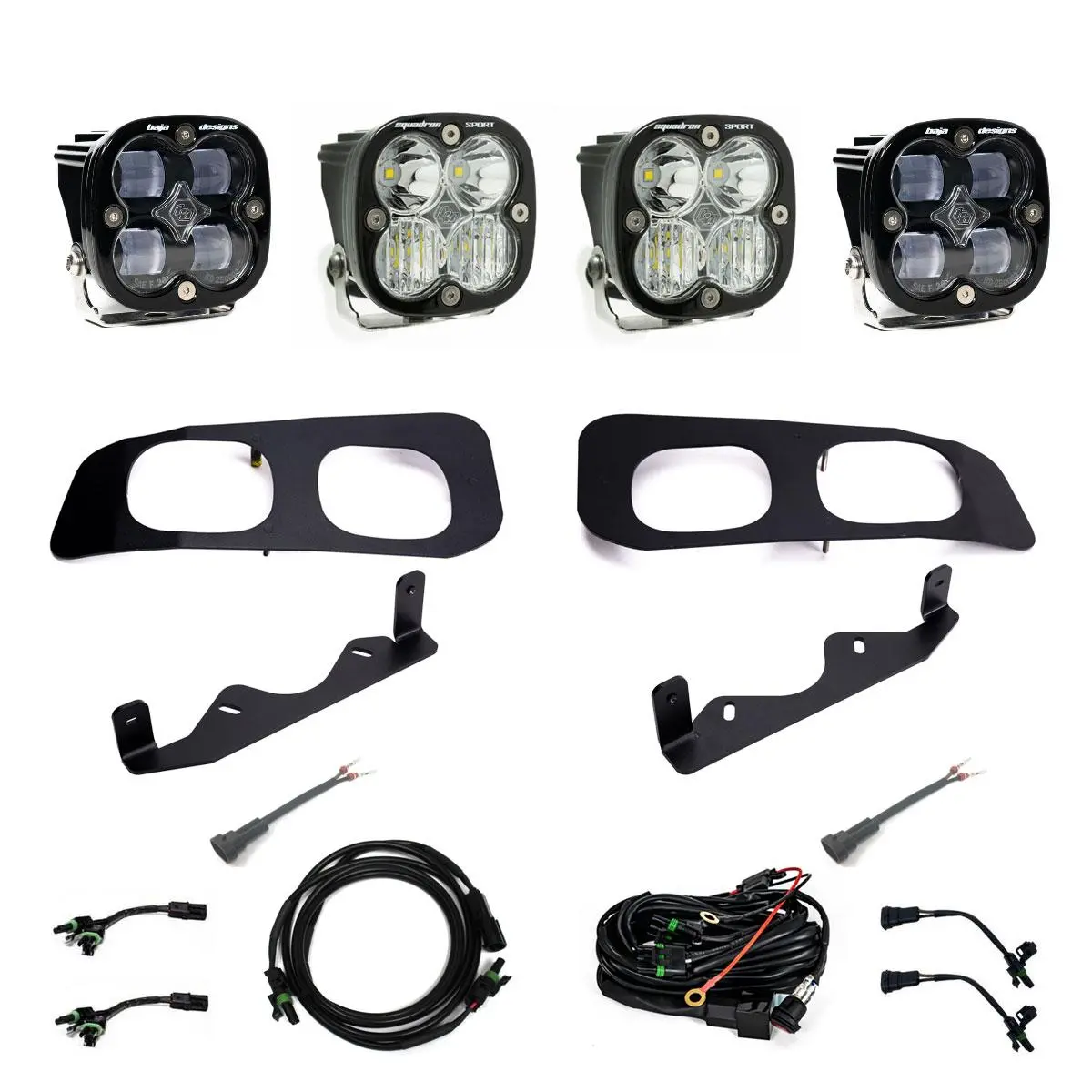 Squadron Sae/Sport Fog Pocket Kit 23-On Ford F-250/350 Super Duty Sae Fog Clear Toggle Wiring 1