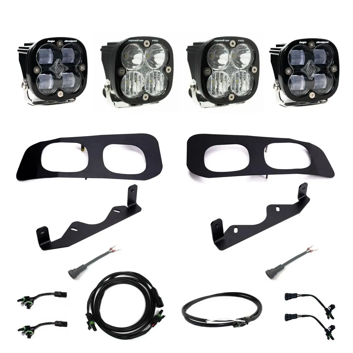 Squadron Sae/Pro Fog Pocket Kit 23-On Ford F-250/350 Super Duty Sae Fog Clear Upfitter Wiring 1