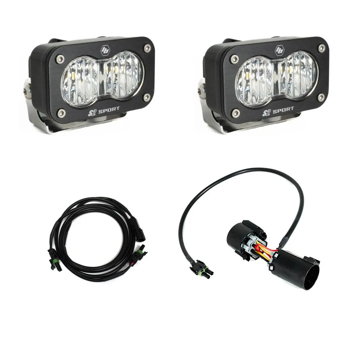 S2 Sport W/C Reverse Kit Plug-N-Play Wide Cornering Clear Plug-N-Play Wiring 1