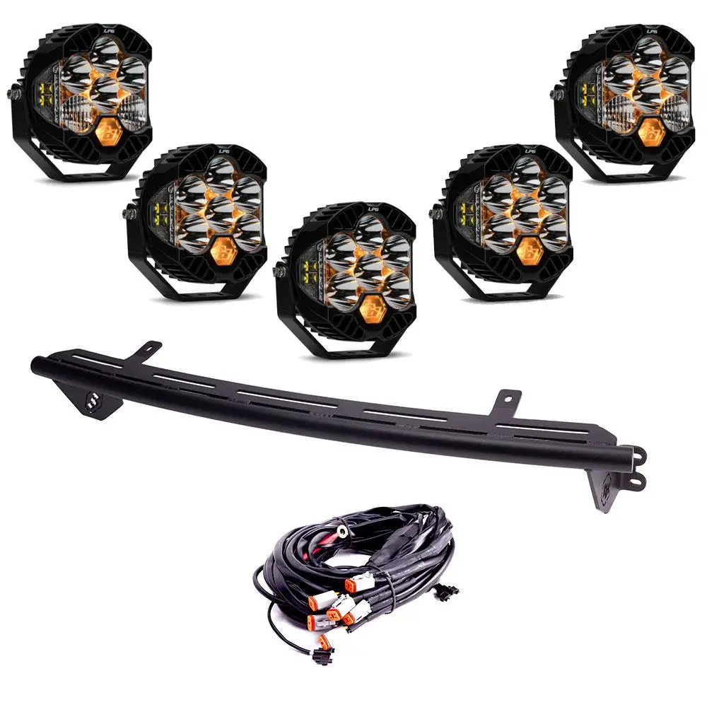 Ford Super Duty 23-On Lp6 Bull Bar Light Kits Kit W/ Upfitter Baja Designs 1