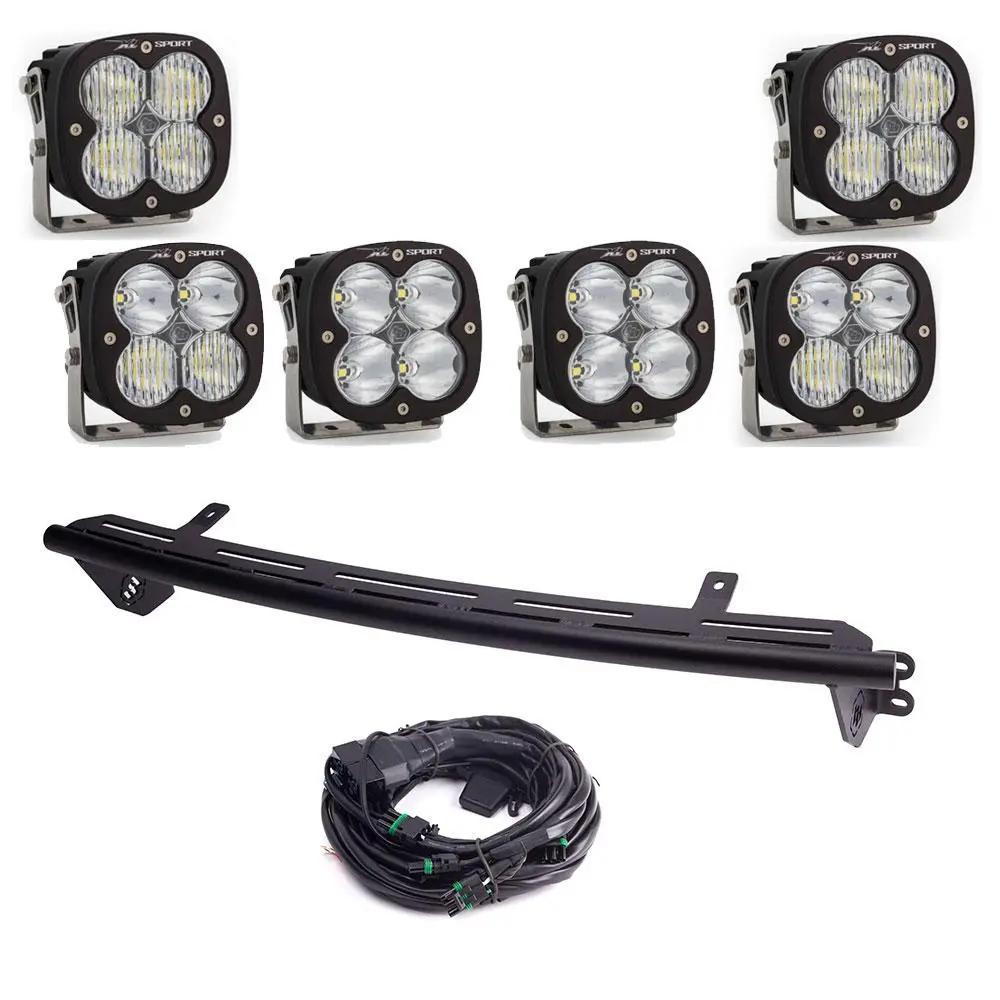Ford Super Duty 23-On Xl Sport Bull Bar Light Kits Kit W/ Upfitter Baja Designs 1