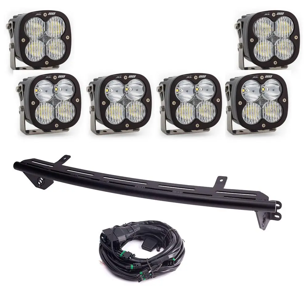 Ford Super Duty 23-On Xl 80 Bull Bar Light Kits Kit W/ Upfitter Baja Designs 1