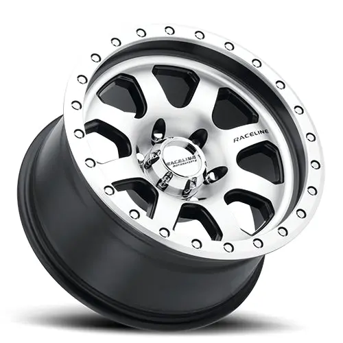 Aluminum Wheels 17X9 Avenger 929M Machined Silver -12 Offset 8 On 170 Bolt Pattern 130.81 Bore Raceline 2