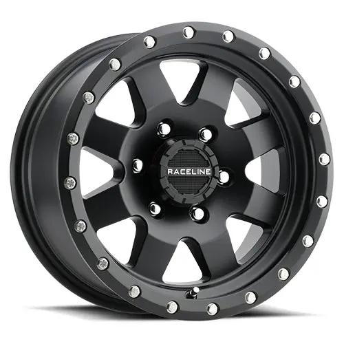 Aluminum Wheels 15X8 Defender 935B Satin Black Multi Spoke -24 Offset 6 On 139.7 Bolt Pattern 107.95 Bore Raceline 1