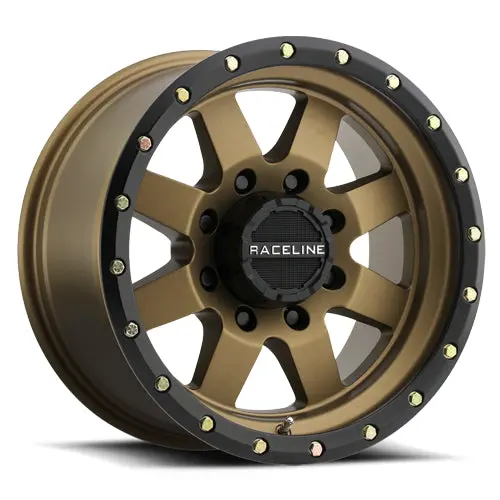 Aluminum Wheels 17X9 Defender 935Bz Bronze Multi Spoke 0 Offset 8 On 165.1 Bolt Pattern 130.81 Bore Raceline 1