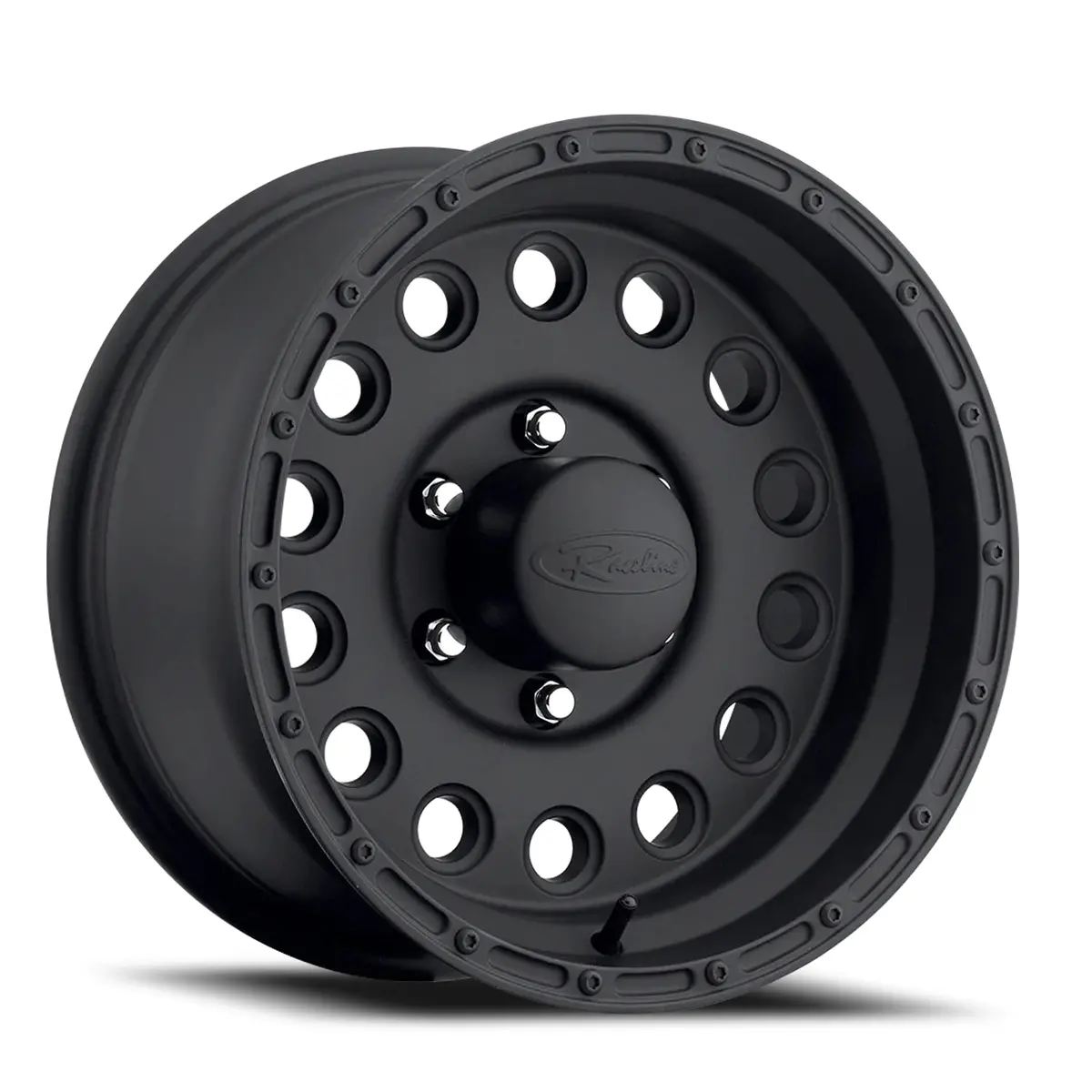 Aluminum Wheels 17X9 Rockcrusher 887B Satin Black 0 Offset 5 On 127 Bolt Pattern 83.82 Bore Raceline 1