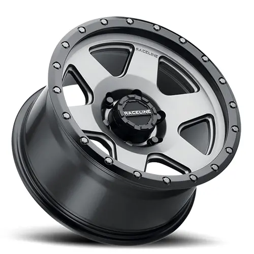 Aluminum Wheels 20X9 Boost 946G Satin Gunmetal Gray 6 Spoke -12 Offset 8 On 170 Bolt Pattern 130.81 Bore Raceline 2