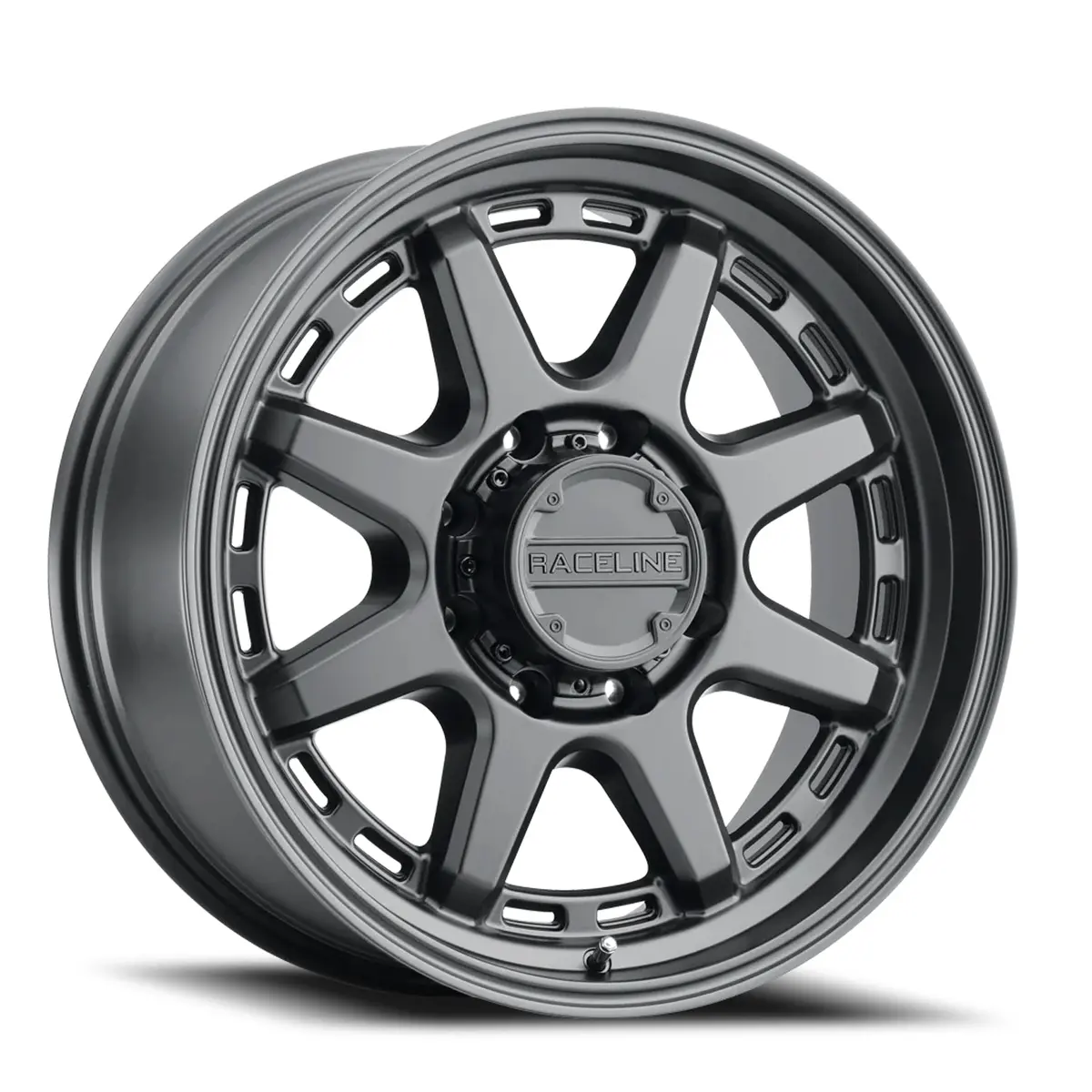 Aluminum Wheels 16X8 Scout 947B Satin Black -6 Offset 8 On 170 Bolt Pattern 125.2 Bore Raceline 1