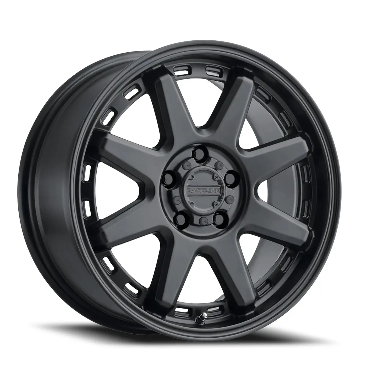 Aluminum Wheels 18X9 Scout 947B Satin Black -12 Offset 5 On 139.7 Bolt Pattern 106.5 Bore Raceline 1