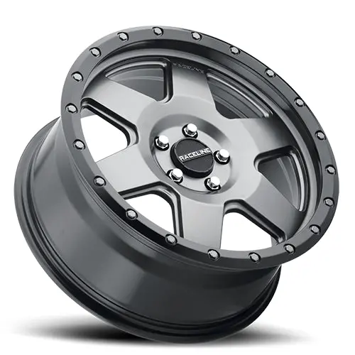 Aluminum Wheels 17X9 Boost 946G Satin Gunmetal Gray 6 Spoke 0 Offset 5 On 139.7 Bolt Pattern 107.95 Bore Raceline 2
