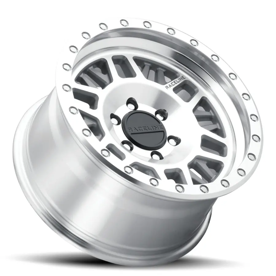 Aluminum Wheels 17X9 Ryno 951Mc Machined Silver -12 Offset 6 On 135 Bolt Pattern 87.1 Bore Raceline 2