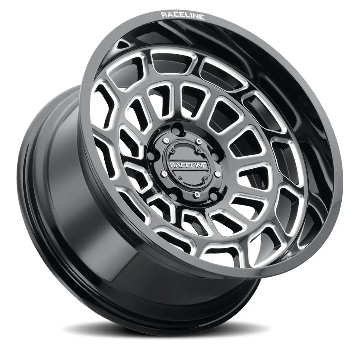 Aluminum Wheels 22X10 Warp 955M Milled Gloss Black -19 Offset 8 On 165.1 Bolt Pattern 125.2 Bore Raceline 2