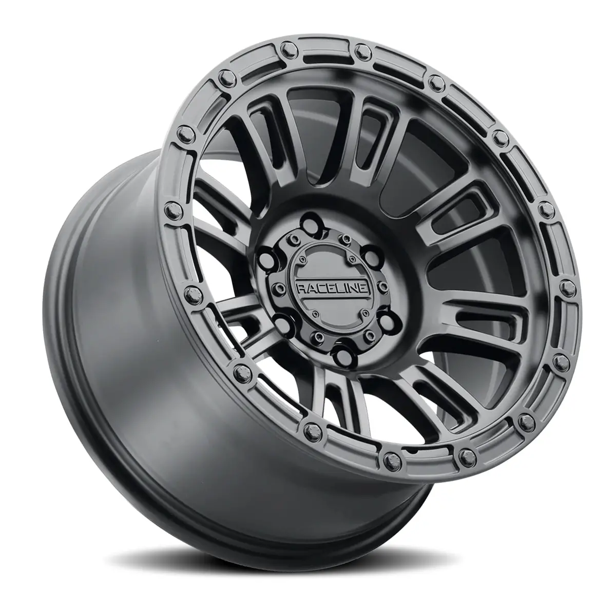 Aluminum Wheels 17X9 Compass 956B Satin Black -12 Offset 6 On 135 Bolt Pattern 87.1 Bore Raceline 2