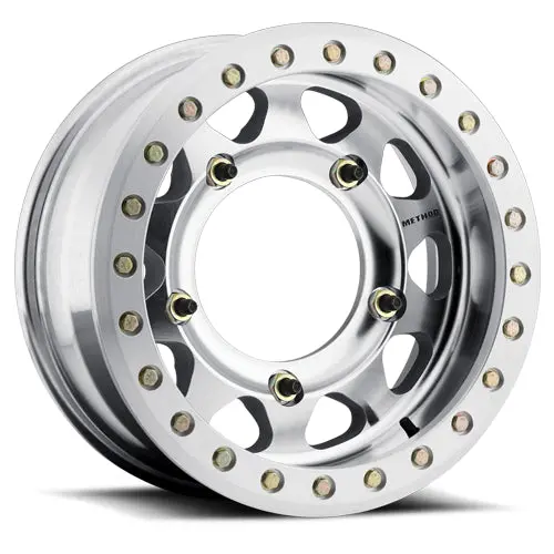 Method 17X8 Buggy Beadlock Mr101 Bolt Pattern 5 On 205 Offset -51 Lip Size 5.16 Raw Machined Aluminum Wheel 1