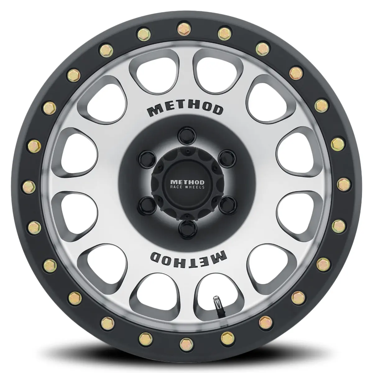 Method 17X9 Beadlock Mr105 Bolt Pattern 6 On 139.7 Offset -38 Lip Size 1.77 Matte Black Mbm Machined Face Aluminum Wheel 2