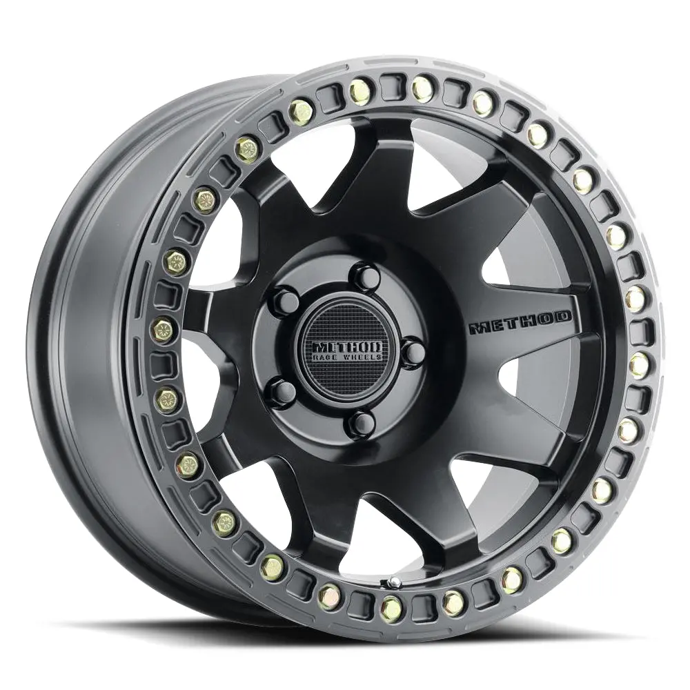 Method 17X9 Mr108 Bolt Pattern 5 On 127 Offset -44 Lip Size 0.63 Matte Black Mb Aluminum Wheel 1