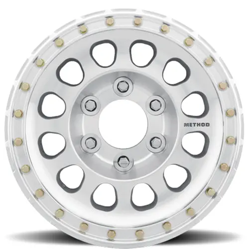 Method 17X9 Beadlock Mr103 Bolt Pattern 8 On 165.1 Offset -12 Lip Size 2.76 Raw Machined Aluminum Wheel 2