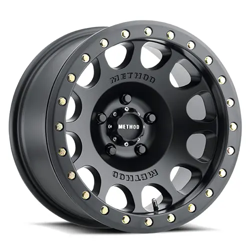 Method 17X9 Beadlock Mr105 Bolt Pattern 5 On 127 Offset -38 Lip Size 1.77 Matte Black Mb Aluminum Wheel 1