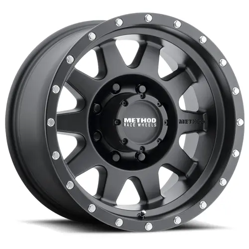 Method 16X8 The Standard Mr301 Bolt Pattern 8 On 165.1 Offset 0 Lip Size 2.52 Matte Black Mb Aluminum Wheel 1