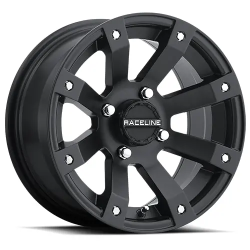 Aluminum Wheels 12X7 Scorpion Utv A79 Satin Black 10 Offset 4 On 110 Bolt Pattern 83.8 Bore Raceline 1