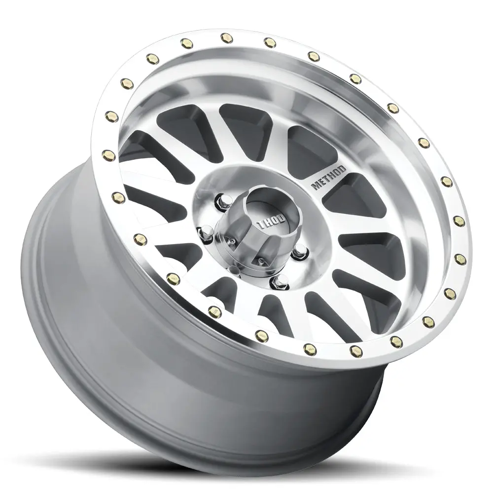 Method 17X8.5 Double Standard Mr304 Bolt Pattern 6 On 139.7 Offset 0 Lip Size 2.6 Machined Sl Clear Coat Aluminum Wheel 2