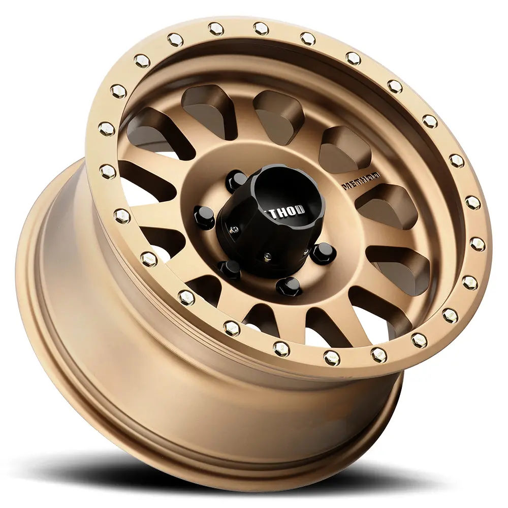 Method 17X8.5 Double Standard Mr304 Bolt Pattern 6 On 139.7 Offset 0 Lip Size 2.6 Method Bronze Brz Aluminum Wheel 2