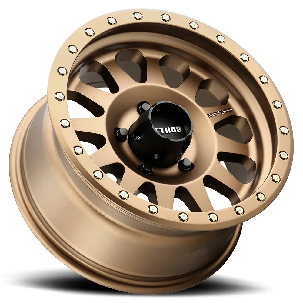 Method 15X8 Double Standard Mr304 Bolt Pattern 5 On 114.3 Offset -24 Lip Size 3.5 Method Bronze Brz Aluminum Wheel 2