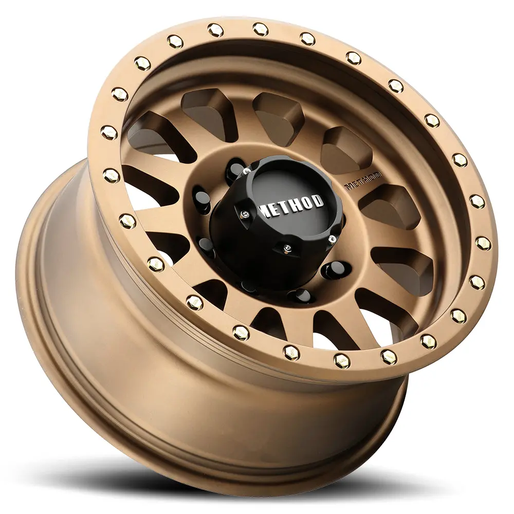 Method 17X8.5 Double Standard Mr304 Bolt Pattern 8 On 165.1 Offset 0 Lip Size 2.6 Method Bronze Brz Aluminum Wheel 2