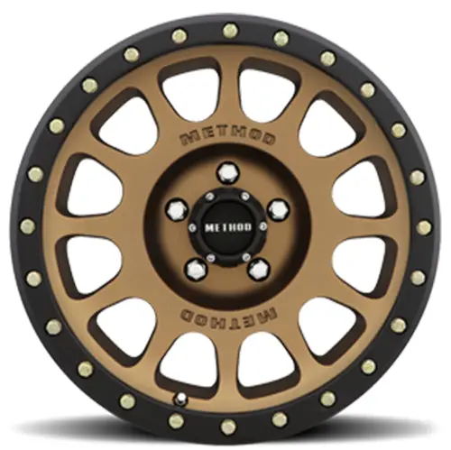 Method 17X8.5 Nv Mr305 Bolt Pattern 5 On 139.7 Offset 0 Lip Size 1.3 Method Bronze Brz Black Street Loc Aluminum Wheel 2