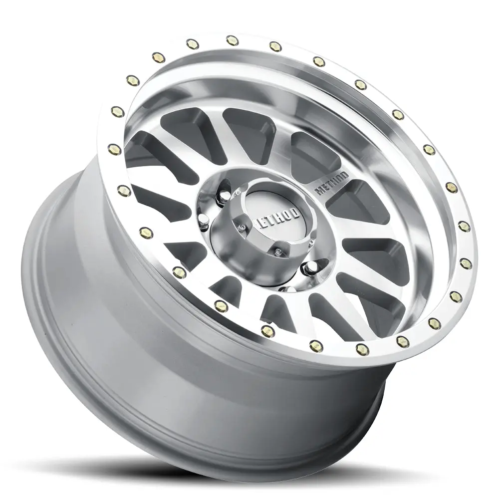 Method 20X10 Double Standard Mr304 Bolt Pattern 8 On 165.1 Offset -18 Lip Size 3.9 Machined Sl Clear Coat Aluminum Wheel 2