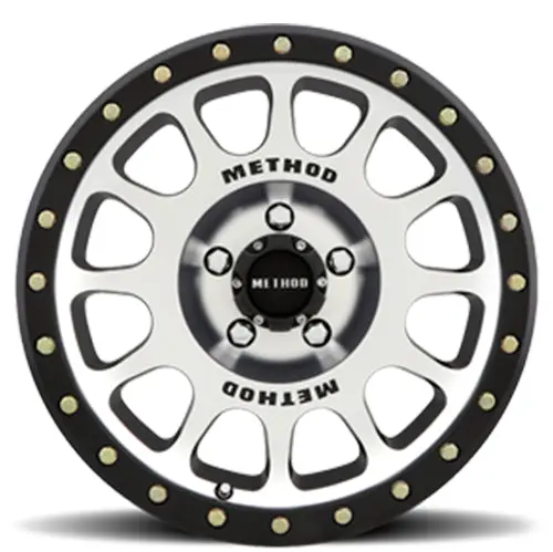 Method 17X8.5 Nv Mr305 Bolt Pattern 5 On 139.7 Offset 0 Lip Size 1.3 Black Bm Machined Face-Black Street Loc Aluminum Wheel 2