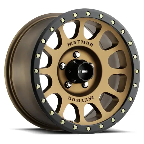 Method 17X8.5 Nv Mr305 Bolt Pattern 5 On 127 Offset 25 Lip Size 1.18 Method Bronze Brz Black Street Loc Aluminum Wheel 1