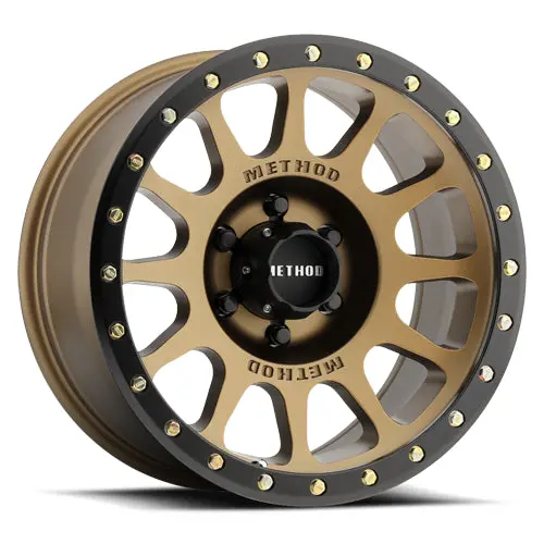 Method 18X9 Nv Mr305 Bolt Pattern 6 On 139.7 Offset 18 Lip Size 1.38 Method Bronze Brz Black Street Loc Aluminum Wheel 1