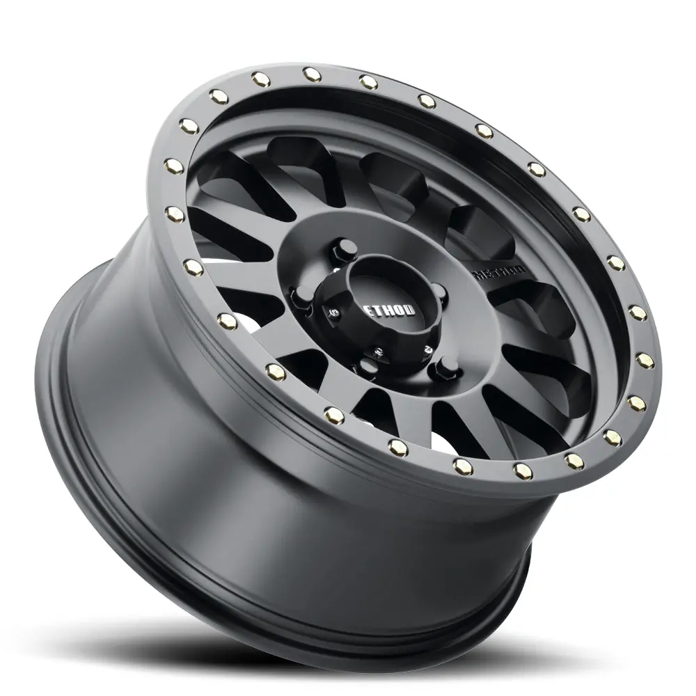 Method 17X8.5 Double Standard Mr304 Bolt Pattern 5 On 127 Offset 0 Lip Size 3.07 Matte Black Mb Aluminum Wheel 2