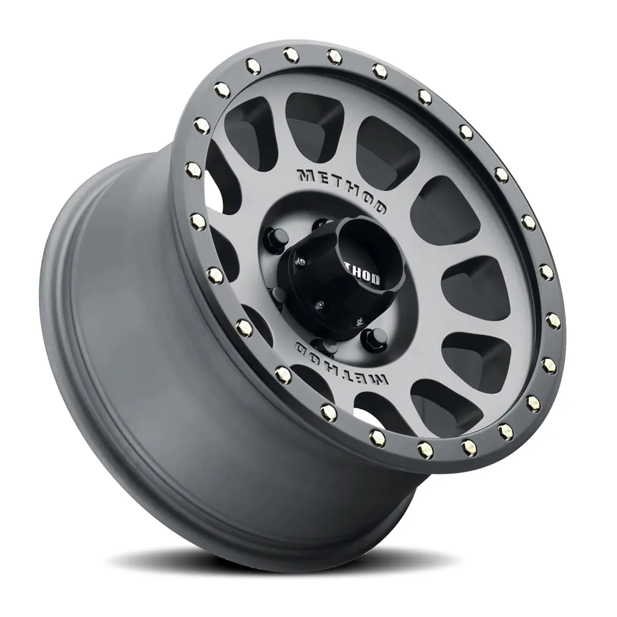 Method 18X9 Nv Mr305 Bolt Pattern 6 On 135 Offset 18 Lip Size 1.38 Titanium Tt Matte Black Lip Aluminum Wheel 2