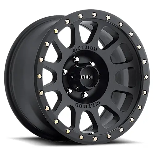 Method 16X8 Nv Mr305 Bolt Pattern 6 On 139.7 Offset 0 Lip Size 1.57 Matte Black Mb Aluminum Wheel 1