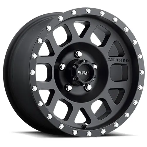 Method 17X8.5 Mesh Mr306 Bolt Pattern 5 On 114.3 Offset 0 Lip Size 1.81 Matte Black Mb Aluminum Wheel 1