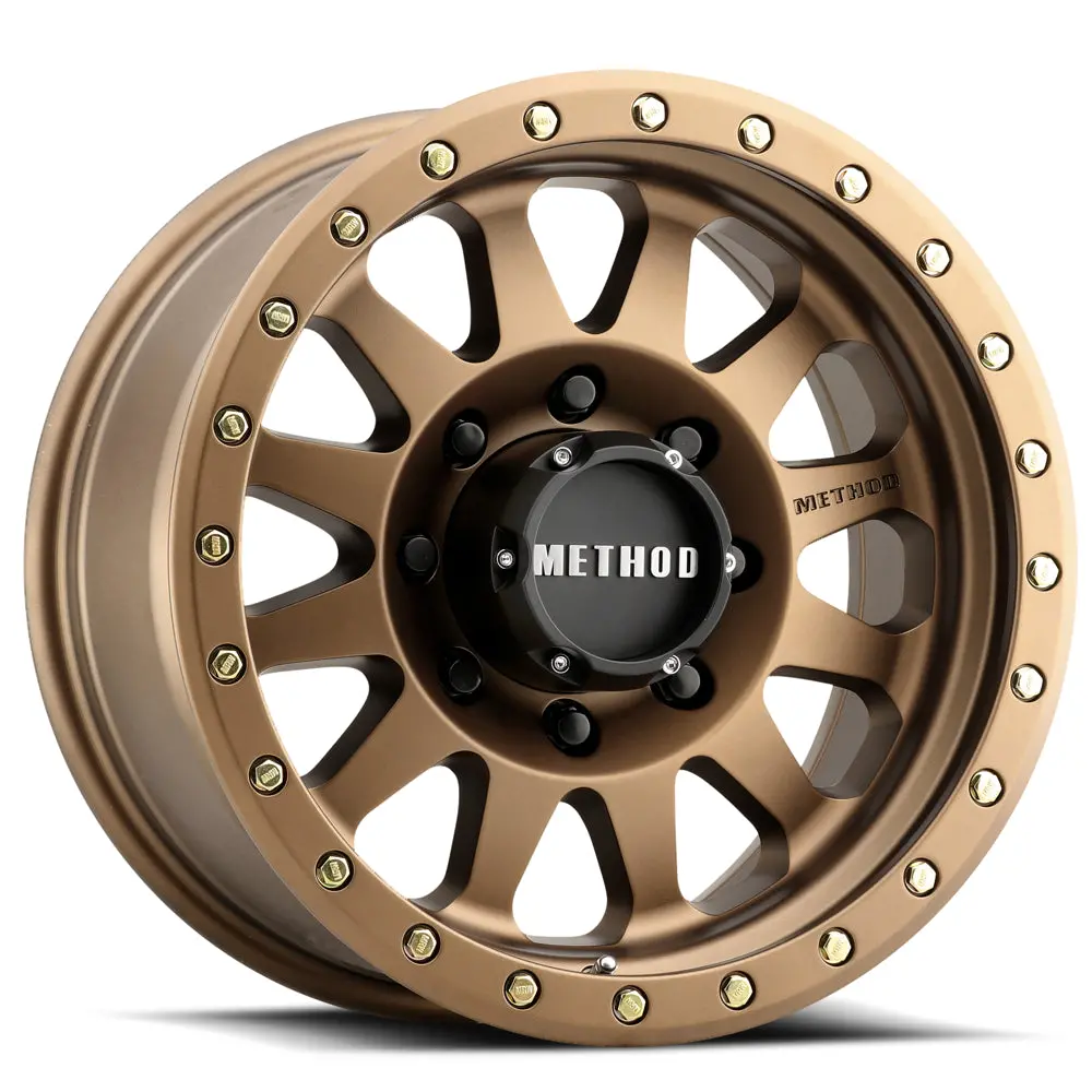 Method 17X8.5 Double Standard Mr304 Bolt Pattern 8 On 170 Offset 0 Lip Size 2.6 Method Bronze Brz Aluminum Wheel 1