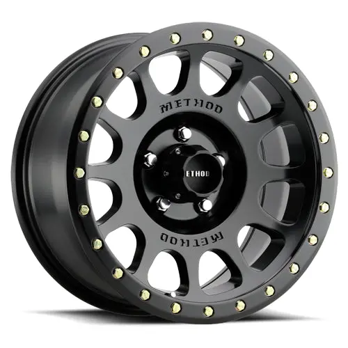 Method 18X9 Nv Mr305 Bolt Pattern 5 On 139.7 Offset 18 Lip Size 1.38 Matte Black Mb Aluminum Wheel 1