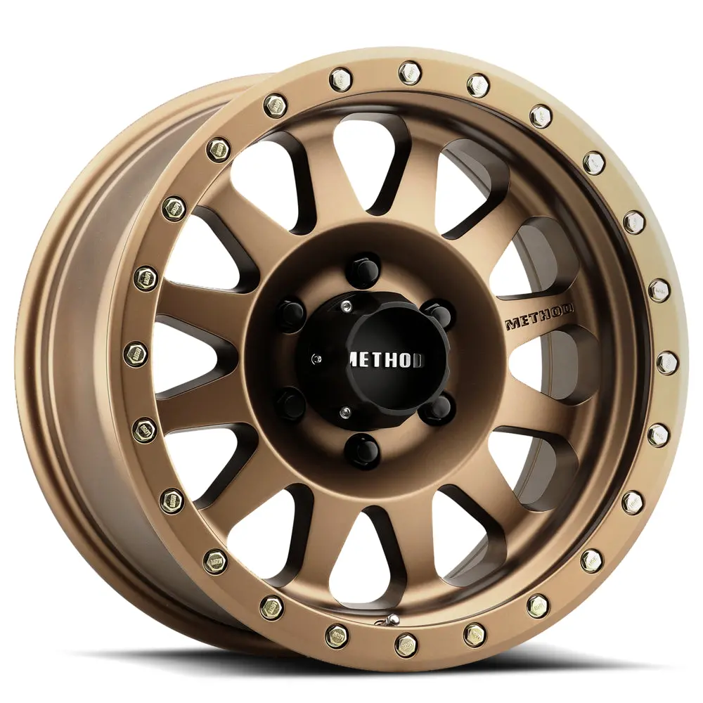 Method 17X8.5 Double Standard Mr304 Bolt Pattern 6 On 135 Offset 0 Lip Size 3.07 Method Bronze Brz Aluminum Wheel 1