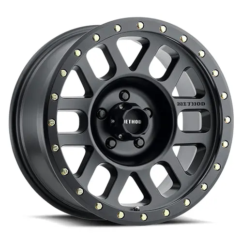Method 18X9 Grid Mr309 Bolt Pattern 5 On 150 Offset 0 Lip Size 1.69 Matte Black Mb Aluminum Wheel 1