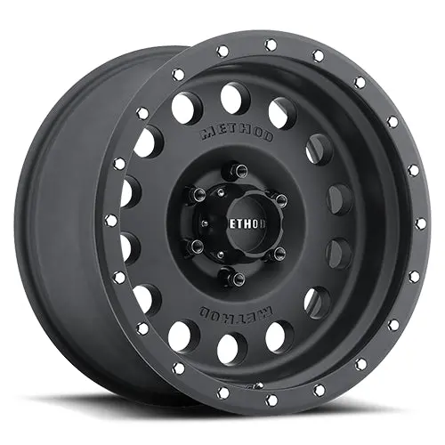 Method 17X8.5 Hole Mr307 Bolt Pattern 6 On 135 Offset 0 Lip Size 3.07 Matte Black Mb Aluminum Wheel 1